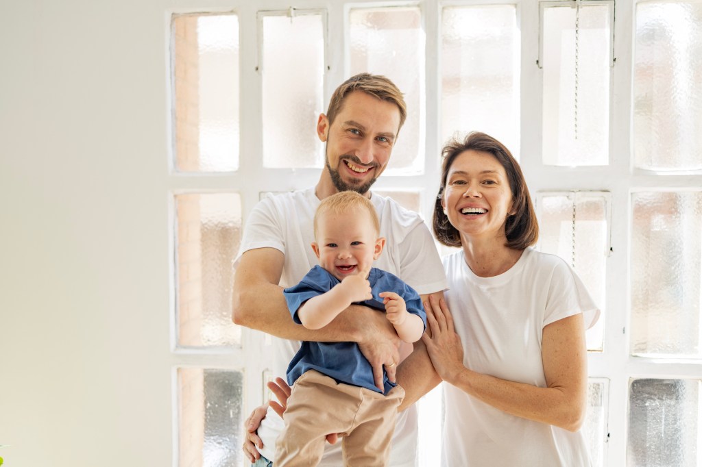 sesión de fotos en familia